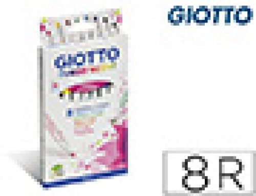 Rotulador giotto turbo scent fragancias florales caja de 8 unidades , Giotto , 79134 , 8000825424106